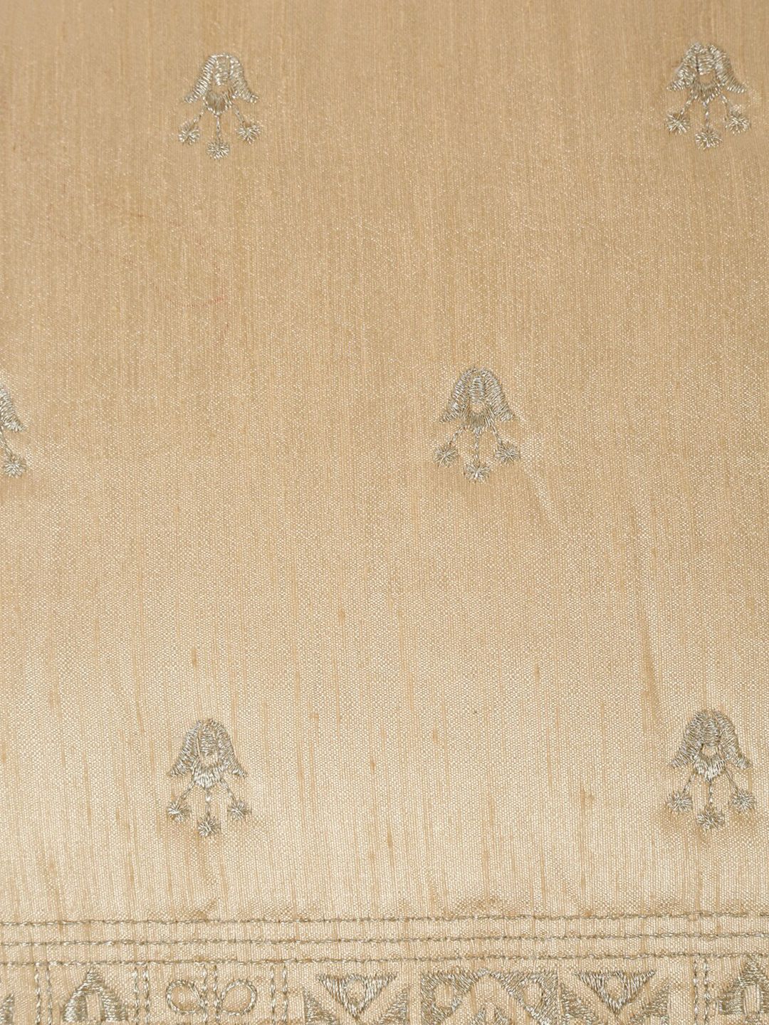 HOSTA HOMES Sarung Kusyen Persegi Sarung Kusyen Berwarna Emas & Berwarna Perak Motif Etnik 2 Keping