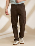 Being Human Men Relaxed Fit Cargos Trousers