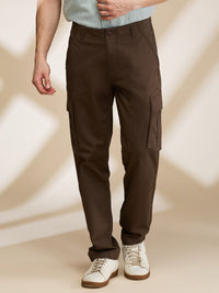 Being Human Men Relaxed Fit Cargos Trousers