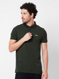 SPYKAR Polo Collar Cotton Slim Fit T-shirt