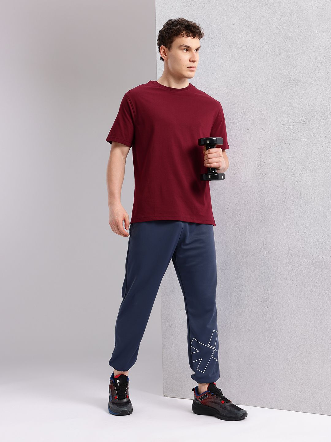 HRX by Hrithik Roshan Men Typography Printed Training T-shirt