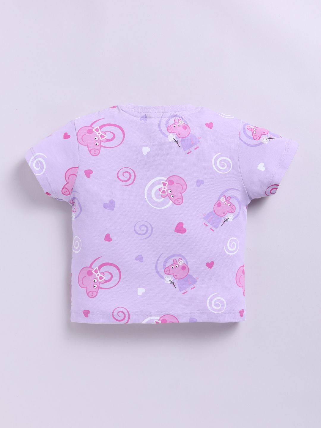Happy Faces Kids Girls Peppa Pig Printed Pure Cotton T-Shirt