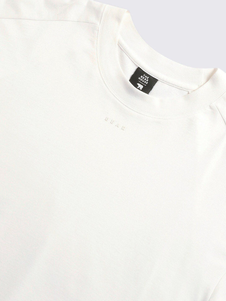 THE BEAR HOUSE Round Neck Short Sleeve Cotton T-shirt