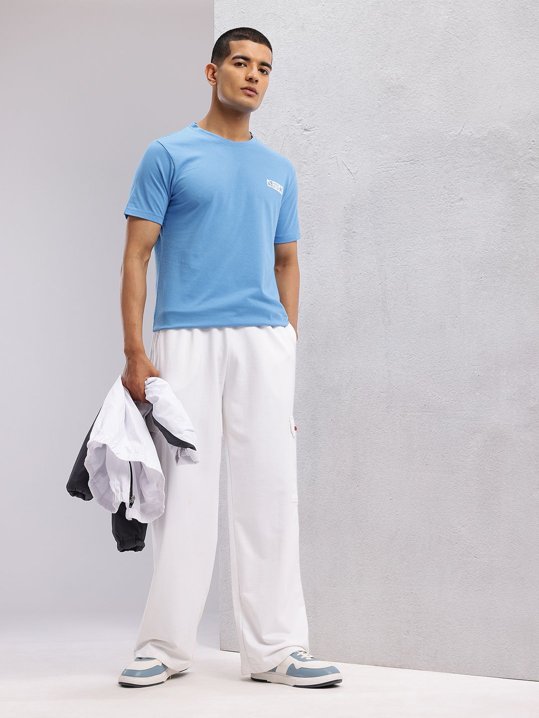 HRX by Hrithik Roshan Brand Logo Detail Lifestyle T-shirt