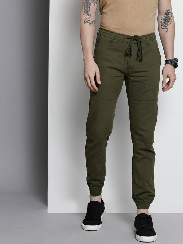 The Indian Garage Co Men Green Original Joggers Trousers