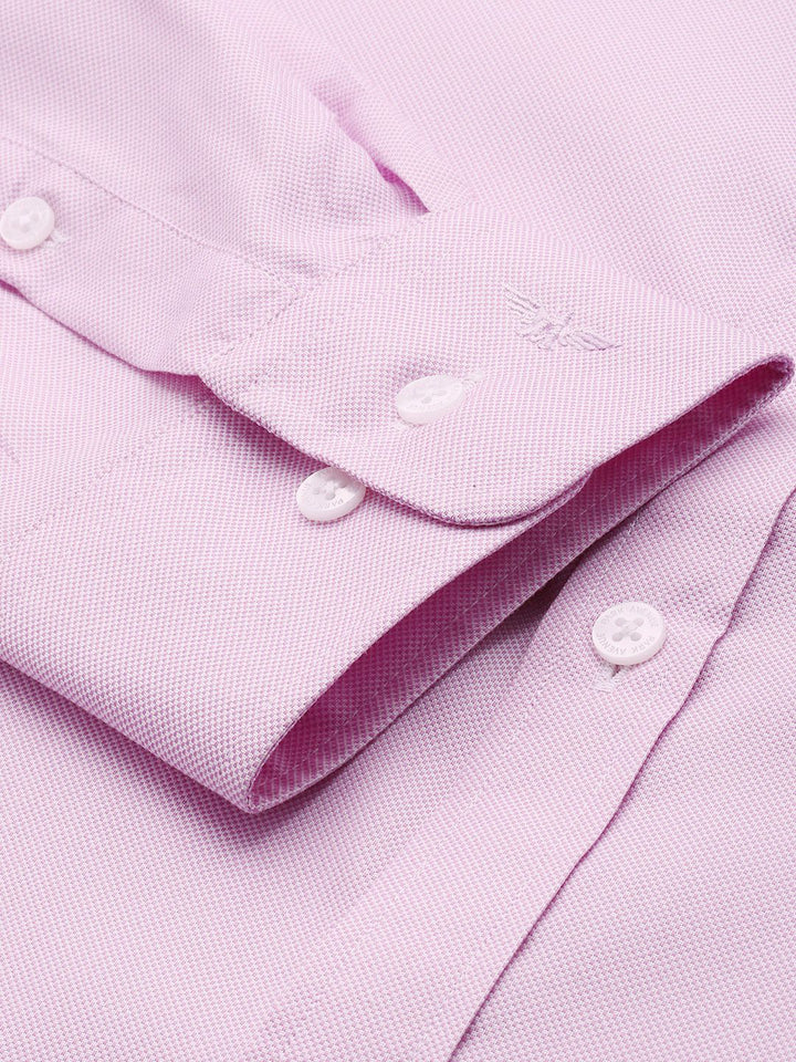 Park Avenue Slim Fit Textured Self Design Formal Shirt