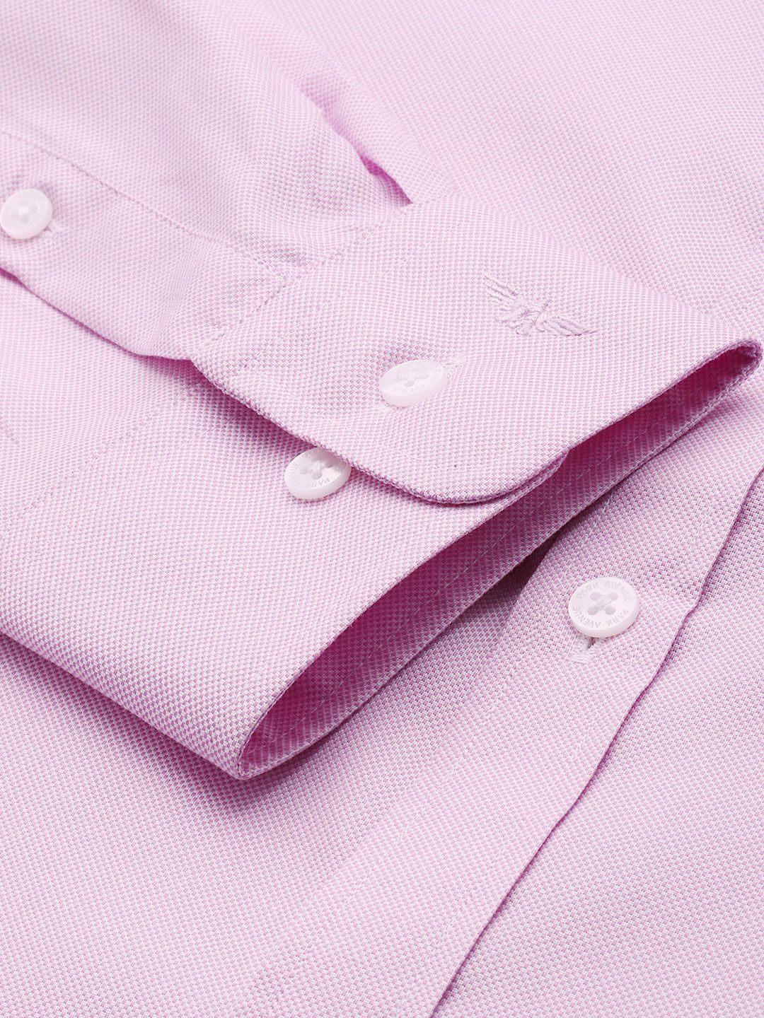 Park Avenue Slim Fit Textured Self Design Formal Shirt