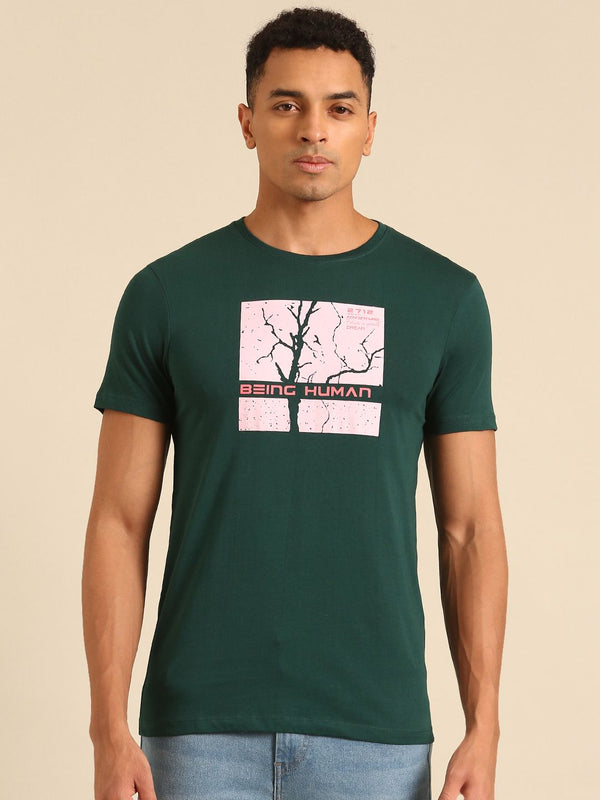 Being Human Printed Pure Cotton T-shirt