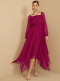 Antheaa Women Chiffon Maxi Midi Dress