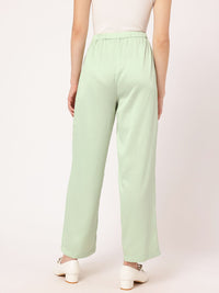 DressBerry Women Tender Touch Textured Trousers