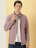 Thomas Scott Classic Slim Fit Gingham Checked Pure Cotton Casual Shirt