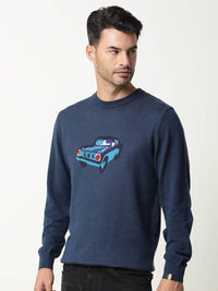 RARE RABBIT Men Carr Slim Fit Sweatshirt