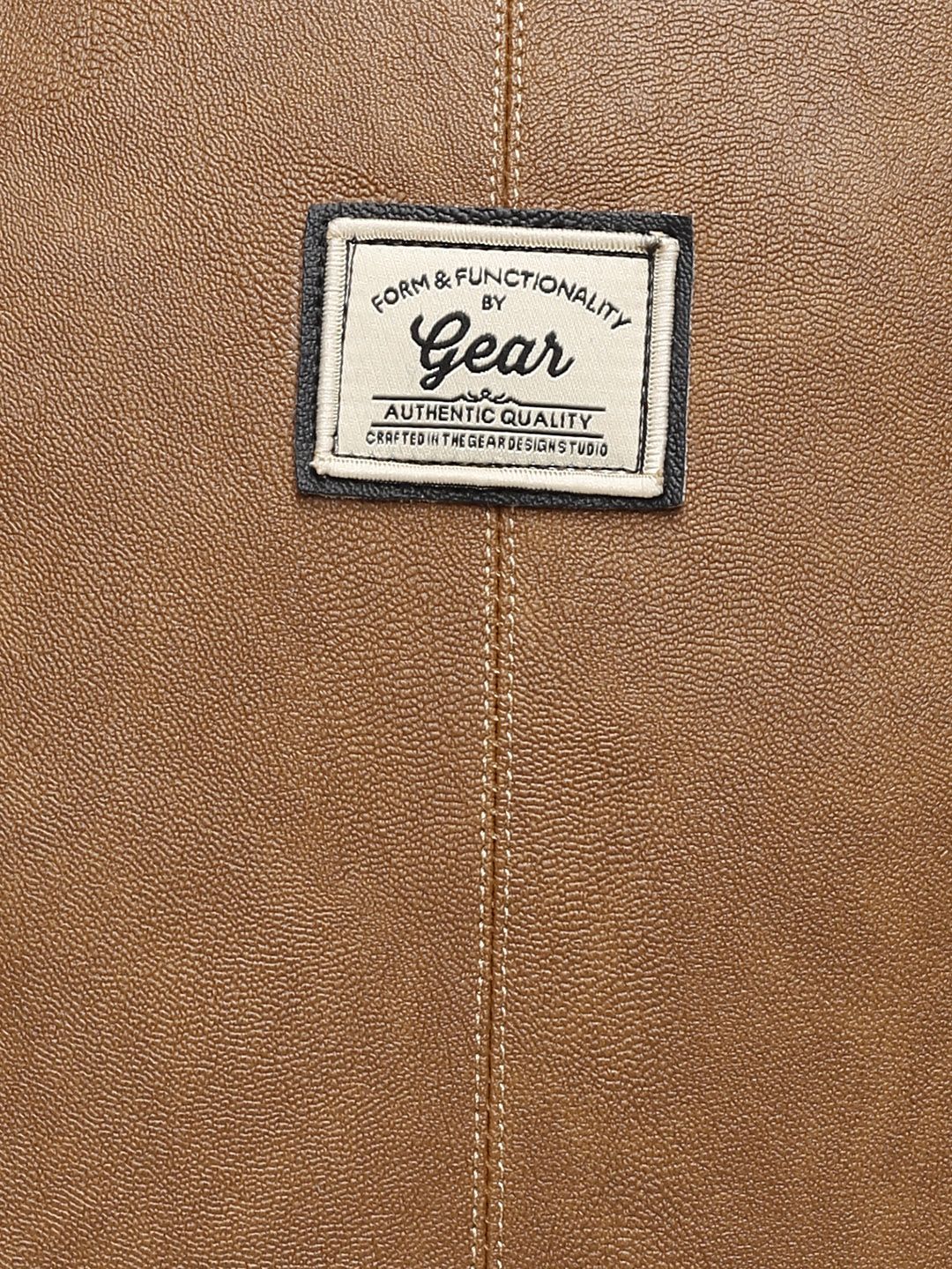 Gear Unisex Tan Solid Laptop Backpack