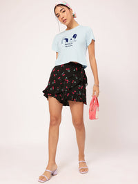 DressBerry Witty & Wondeful Slang Printed Casual Tee