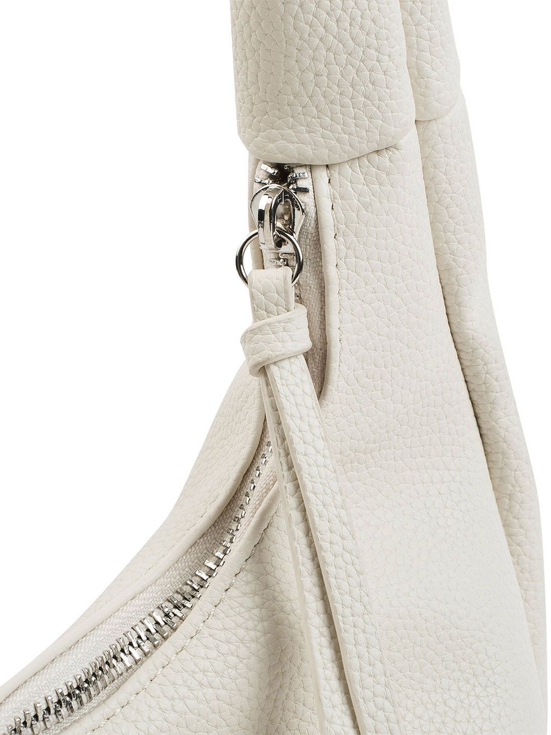 Lino Perros Women Textured Half Moon Handheld Bag