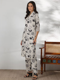 Libas Floral Printed Tunic With Trouser