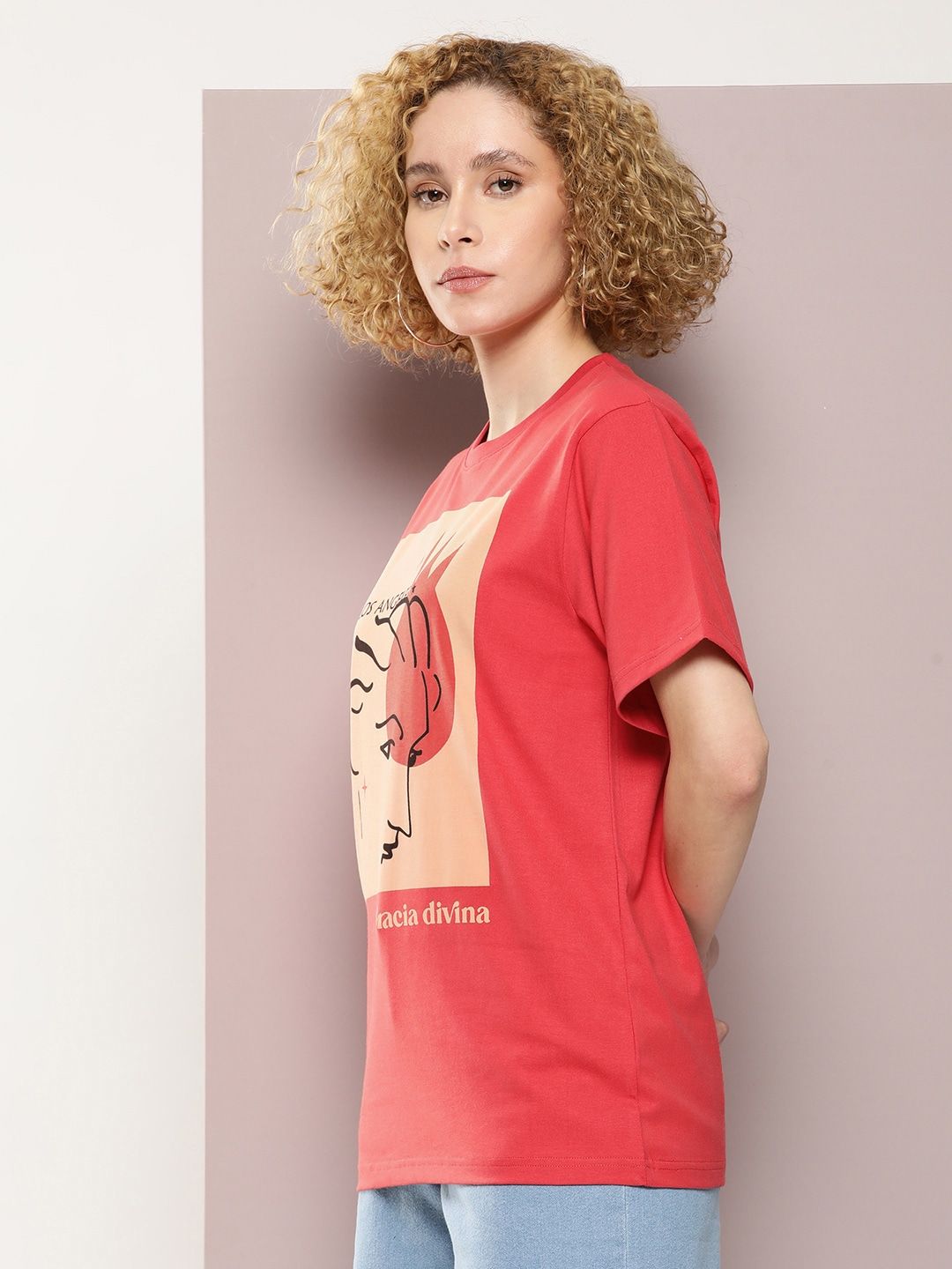 DILLINGER Graphic Printed Oversized Pure Cotton T-shirt
