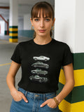 SASSAFRAS Women Printed Round Neck Slim Fit T-shirt