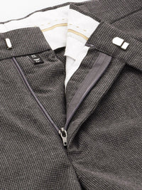Park Avenue Men Mid-Rise Textured Smart Trousers
