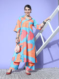 Varanga Women Printed Regular Kurta with Trousers
