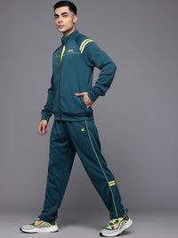 HRX by Hrithik Roshan Contrast Stripe Raglan Sleeve Rapid-Dry Running Tracksuit