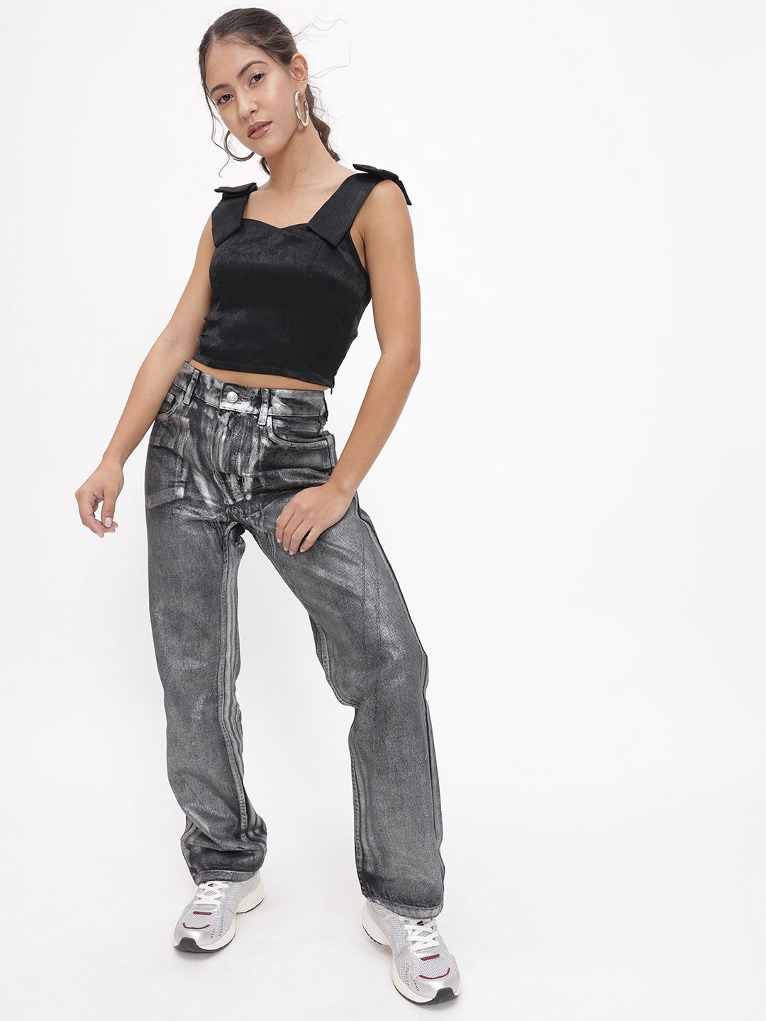 DressBerry La Femme Chic Tie-Up Straps Top