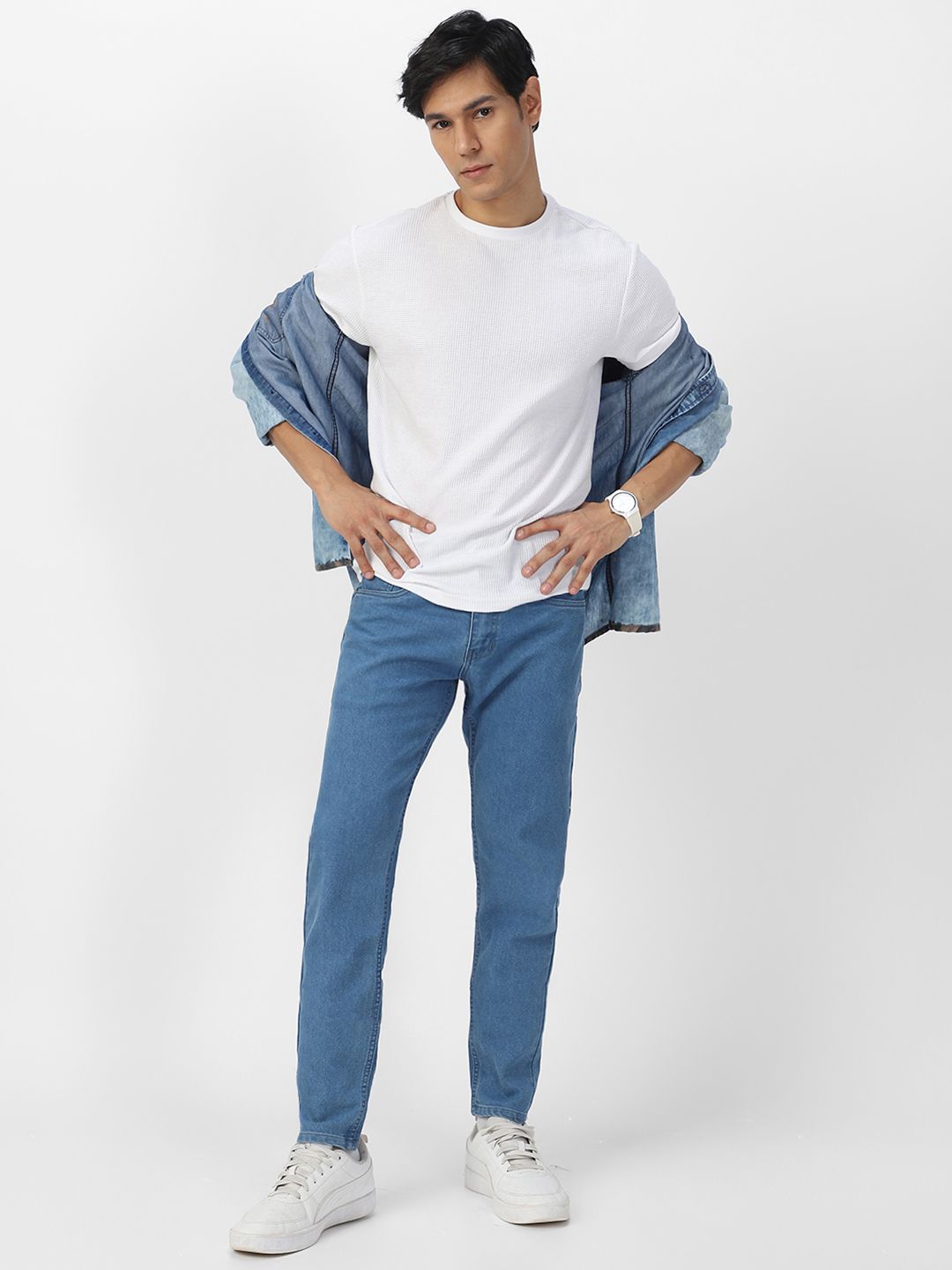 Urbano Fashion Men Blue Slim Fit Stretchable Jeans