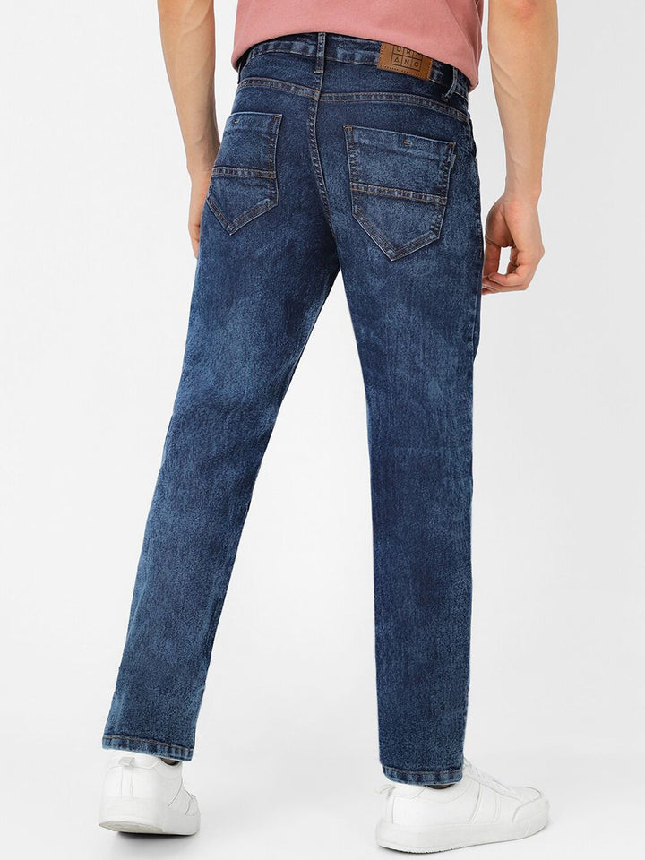 Urbano Fashion Men Heavy Wash Clean Look Stretchable Jeans
