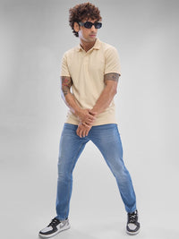 SPYKAR Men Polo Collar Solid Slim Fit T-shirt