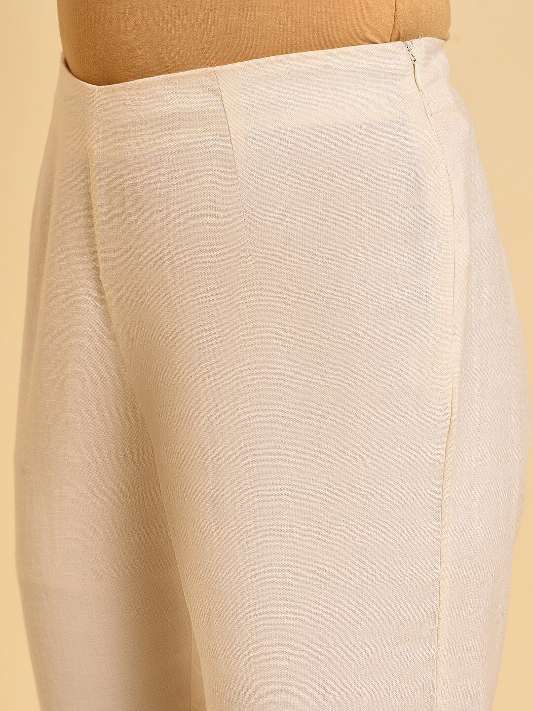 W Women Slim Fit Cigarette Trousers