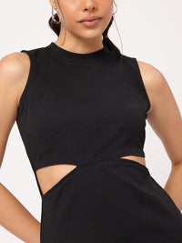 DressBerry Minimalist Muse Cut-Out Sheath Dress