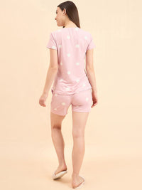 Sweet Dreams Pink Printed Night suit