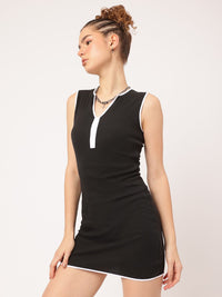 DressBerry Contemporary Chic Sleeveless Mini Dress
