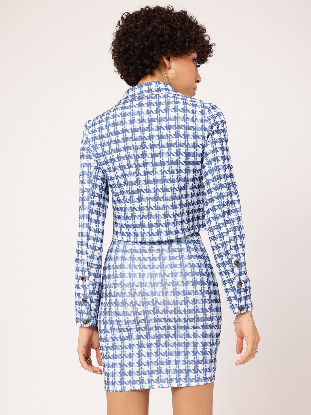 DressBerry Fusion Fits Geometric Print Textured Co-Ords