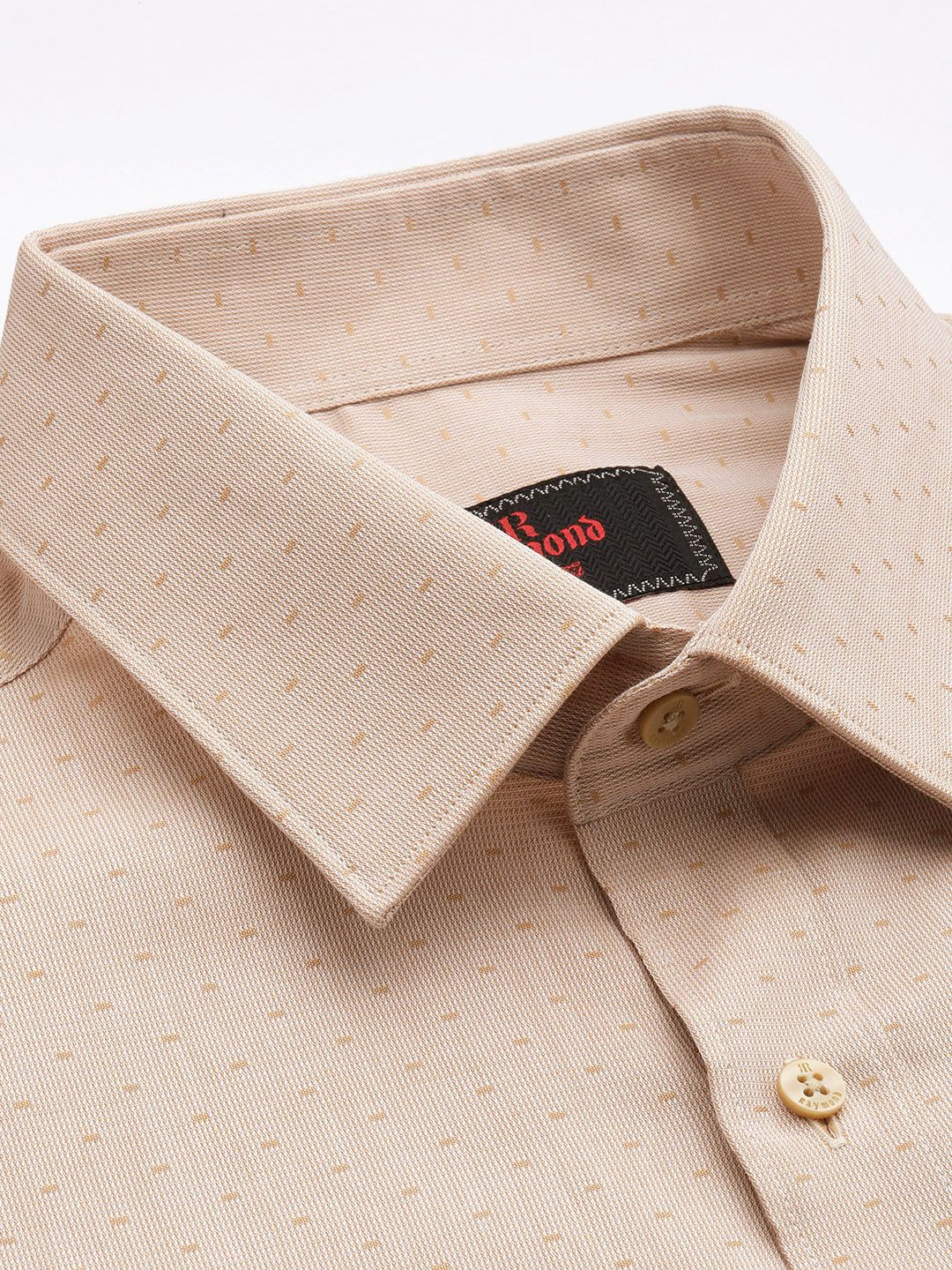 Raymond Slim Fit Textured Pure Cotton Formal Shirt