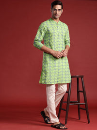 Anouk Pure Cotton Geometric Printed Kurta