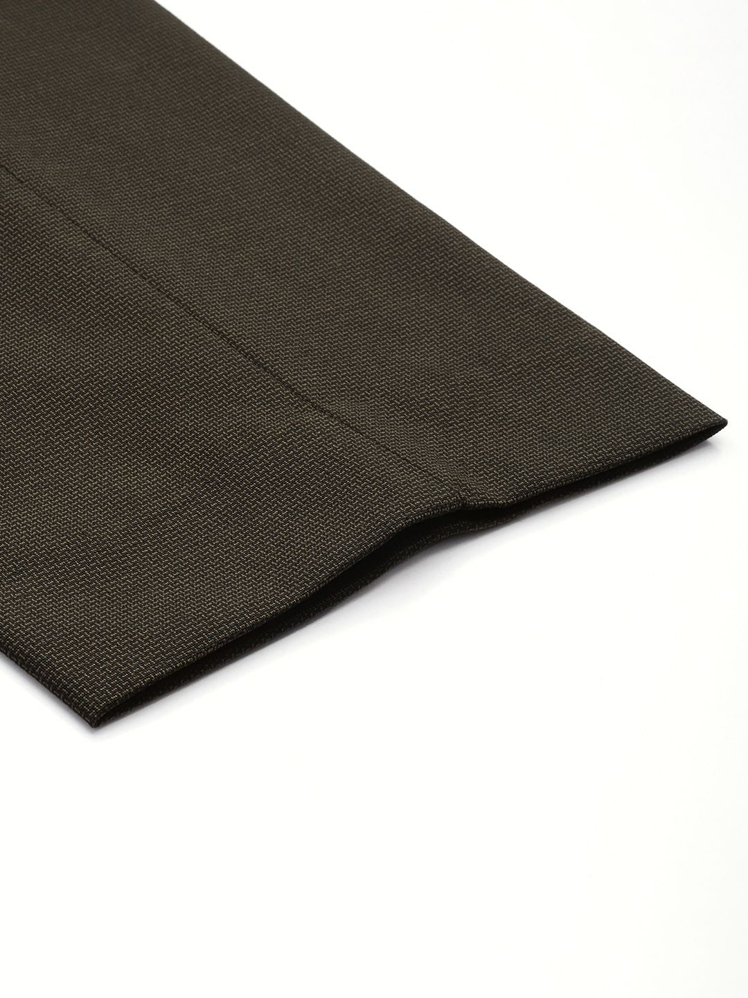 Park Avenue Men Self Design Textured Slim Fit Formal Trousers