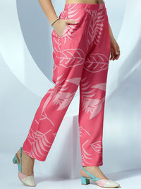 Libas Printed Tunic With Palazzos Co-Ords