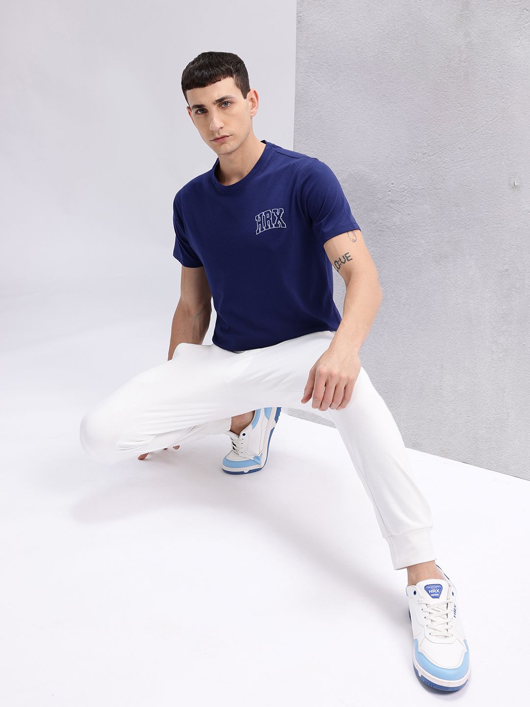 HRX by Hrithik Roshan Men Brand Logo Printed T-shirt