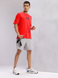 HRX by Hrithik Roshan Brand Logo Printed Rapid-Dry Training T-shirt