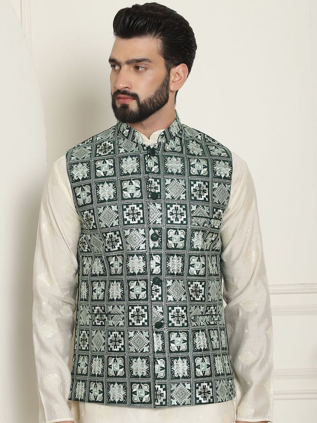 Jaket Nehru Sulam Premium SOJANYA