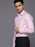 Raymond Pure Cotton Slim Fit Self-Checked Formal Shirt