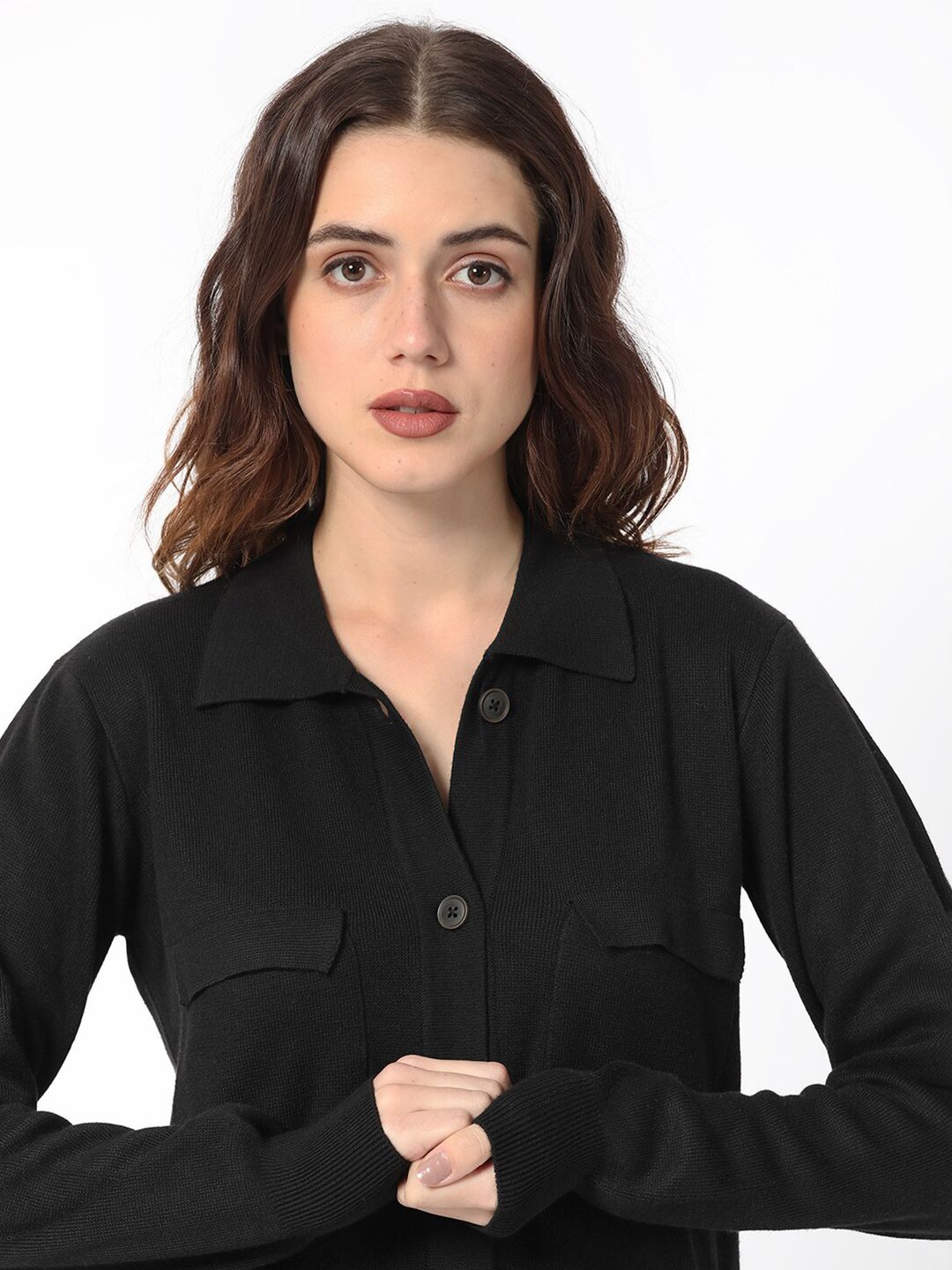 RAREISM Regular Fit Spread Collar Casual Shirt