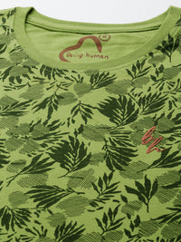 Being Human Pure Cotton Tropical Printed T-shirt