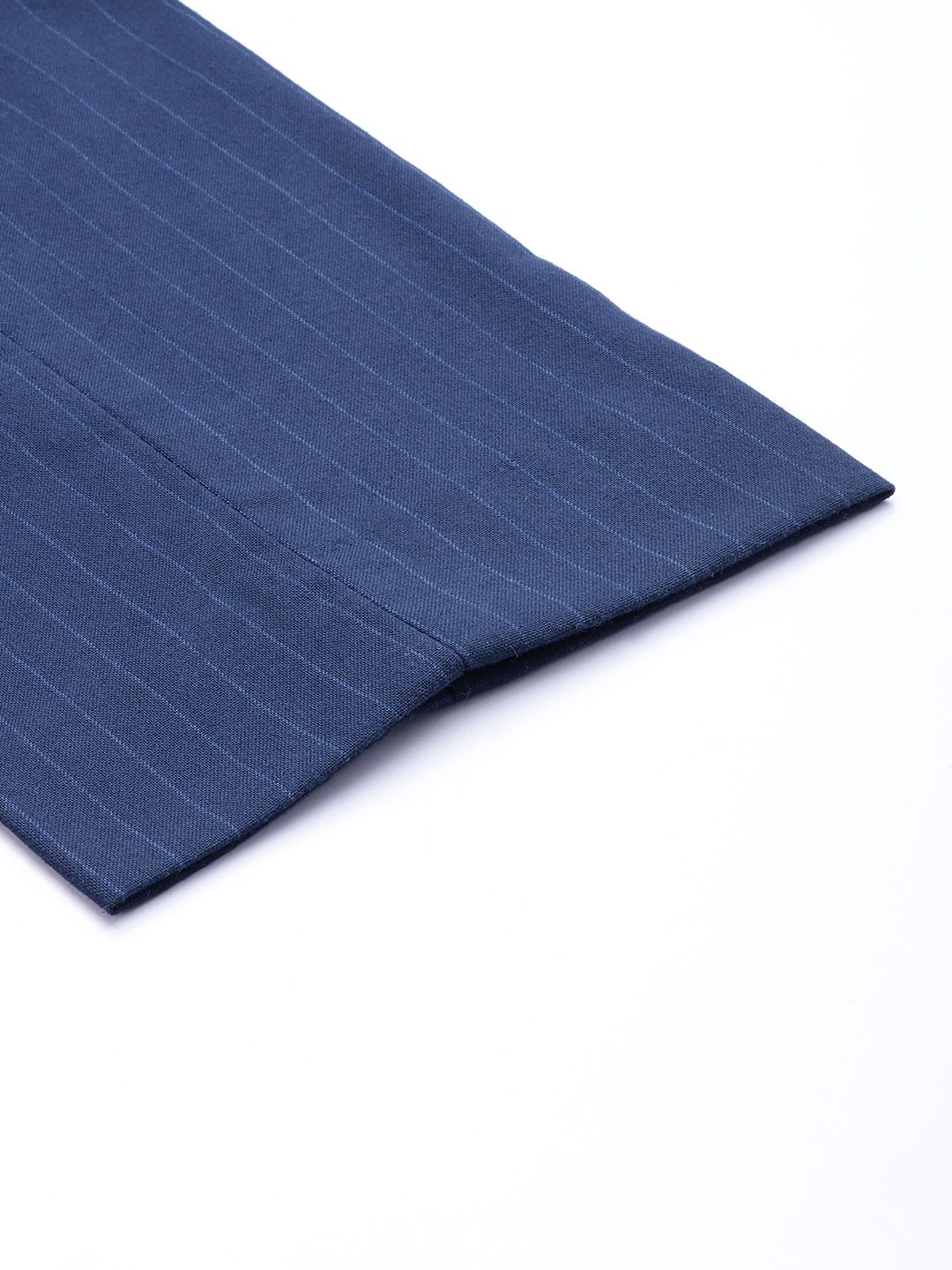 Park Avenue Men Striped Super Slim Fit Formal Trousers