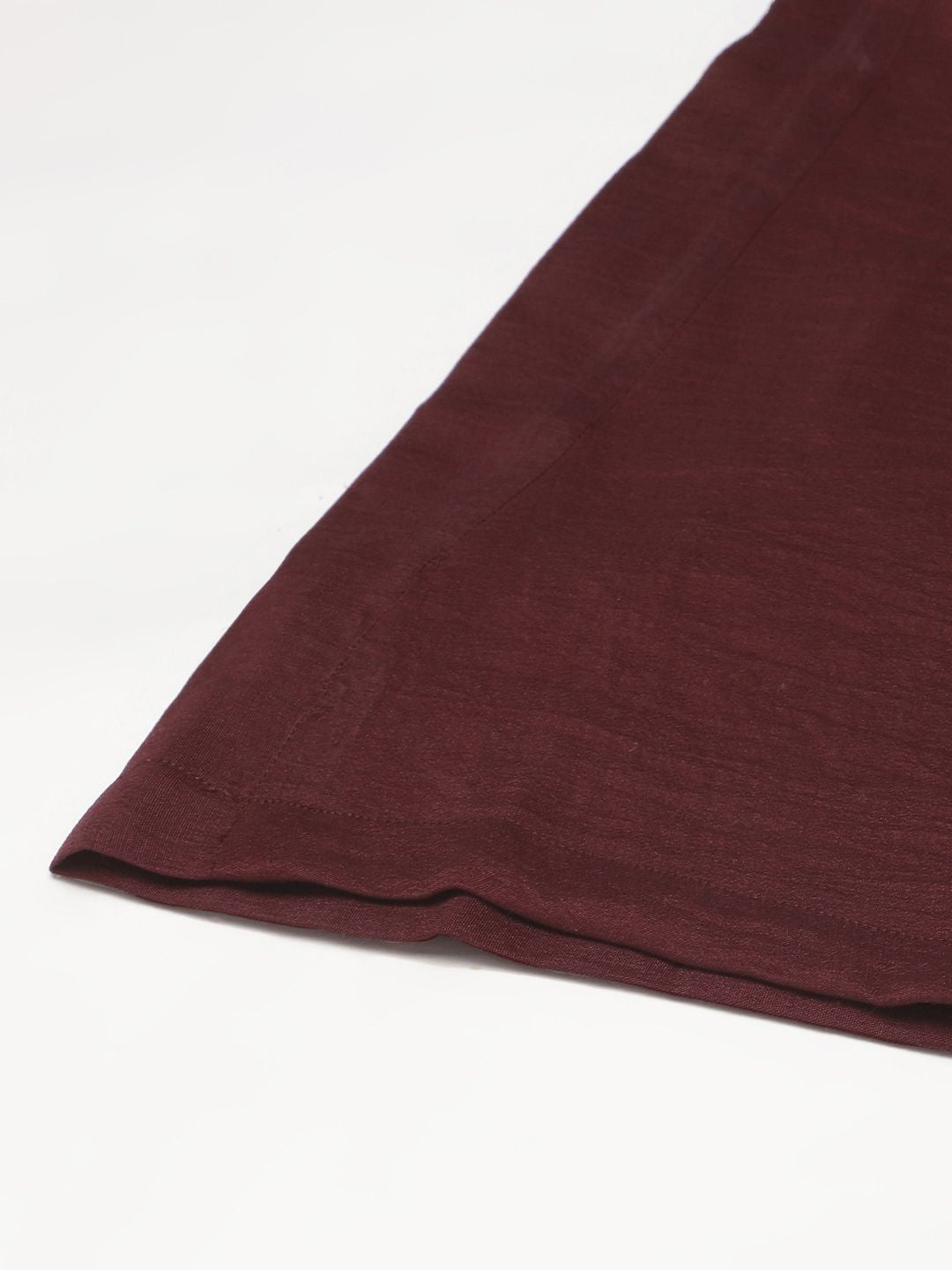 KALINI Striped Round Neck Straight Kurta With Trousers