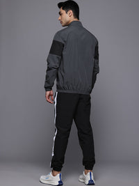 HRX by Hrithik Roshan Rapid Dry Mock Collar Running Tracksuit