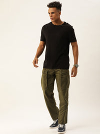 Bene Kleed Men Relaxed Cotton Cargos Trousers