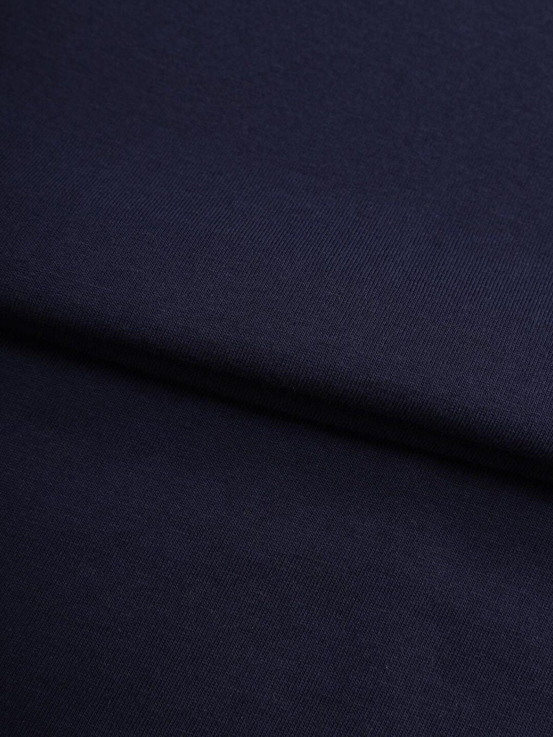 Bewakoof Men Navy Blue & White Colourblocked Pure Cotton T-shirt