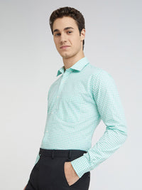 Park Avenue Slim Fit Checked Formal Shirt